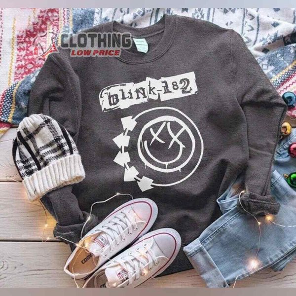 Blink 182 Shirt, Blink 182 Tour 2023 Sweatshirt, Vintage Blink 182 Music Tee, Blink 182 World Tour 2024 Shirt, Blink 182 Fan Gift