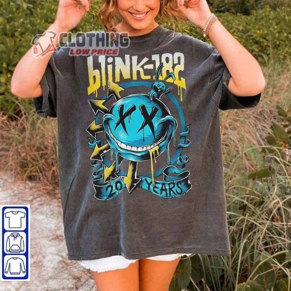 Blink-182 Tour Tee, Blink-182 One More Time Tour Merch, Blink-182 Tour Shirt, Blink-182 Fan T-Shirt, Blink-182 One More Time Tour Gift