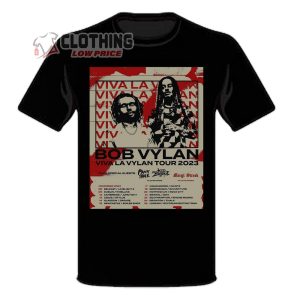 Bob Vylan Tour 2023 Merch, Bob Vylan Viva La Vylan Tour 2023 Dates And Setlist T-Shirt