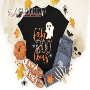Boo Halloween Cute Ghost Hocus Pocus Shirts, Sanderson Cute Ghost Pumpkin Sisters Halloween Outfits