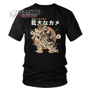 Bowser Japanese Shirt, Bowser Shirt, Bowser Cool Tee, Super Mario Bowser Shirt,  Anime, Super Mario, Bowser Funny Tee Gift