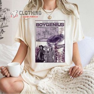 Boygenius Band Merch, Always An Angel Never A Gods Shirt, The Record Indie Rock Music Tour 2023 T-Shirt