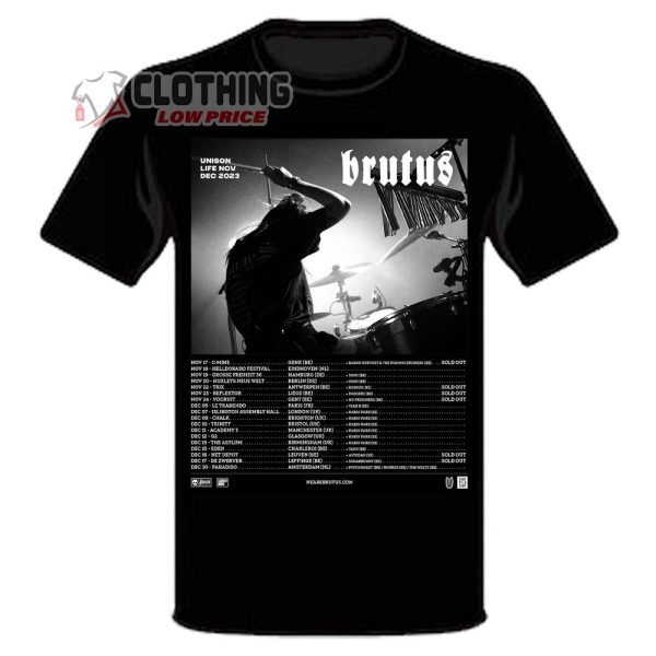 Brutus Unison Life Concert 2023 Merch, Brutus Unison Life Tour Dates 2023 T-Shirt, Hoodie And Sweater