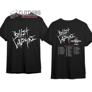 Bullet For My Valentine 2023 North American Tour Shirt Bullet For My Valentine Hard Rock 2023 Los Angeles Concert T Shirt
