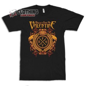 Bullet For My Valentine Logo T-Shirt, Bfmv Metal Band Merch, Bullet For My Valentine Tears Don’t Fall Shirt For Men And Women