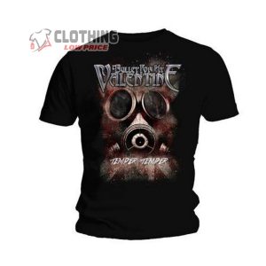 Bullet For My Valentine Tour Live Dates 2023 Unisex T Shirt Bullet For My Valentine BFMV Temper Temper Gas Mask Tee Merch