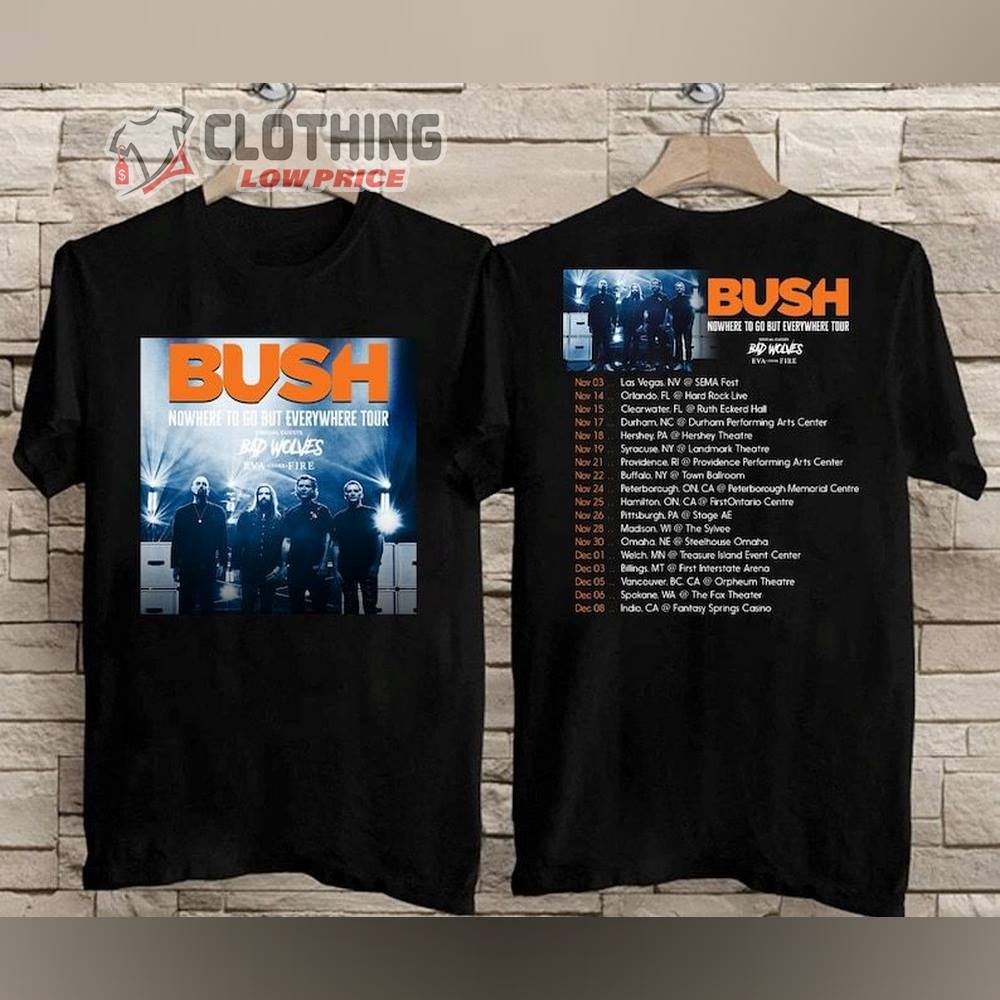 Bush Nowhere To Go But Everywhere Tour Merch, Bush The Greatest Hits