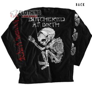 Cannibal Corpse Butchered At Birth 3D Printed Shirt, Cannibal Corpse Album Black Tee Merch