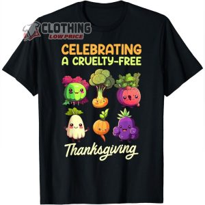 Celebrating a Cruelity Free Thanksgiving T Shirt Meal1