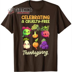 Celebrating a Cruelity Free Thanksgiving T Shirt Meal2