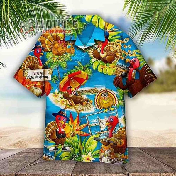 Chef Turkey Hawaii Shirt, Funny Thanksgiving Shirt, Hawaii Shirt, Thanksgiving Day, Thanksgiving 2023, Thanksgiving Gift