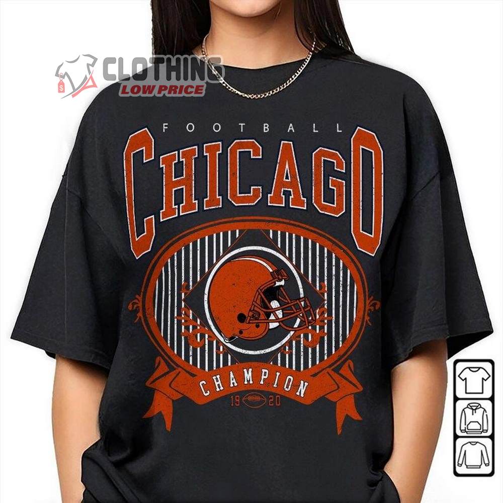 Justin Fields Vintage Retro Style Chicago Bears T-shirt - Cruel Ball