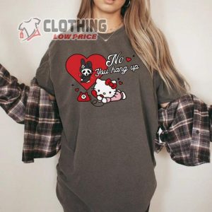 Comfort Colors Hello Kitty No You Hang Up Ghostface Halloween Shirt Hello Kitty Apparel Fall Shirt 1