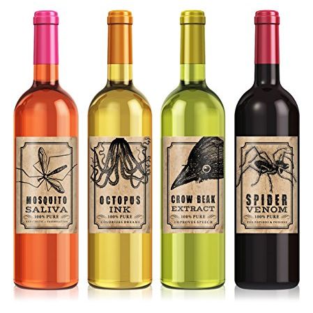 CustomLabel Halloween Apothecary Wine Labels amazon