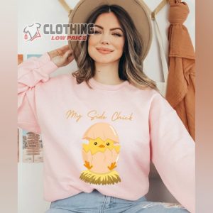Cute Chicken Sweatshirt My Side Chicks Thankfu2