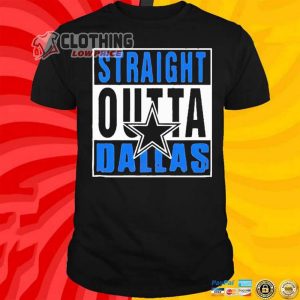 Dallas Cowboys Straight Outta Dallas Merch, Dallas Cowboys Football T-Shirt