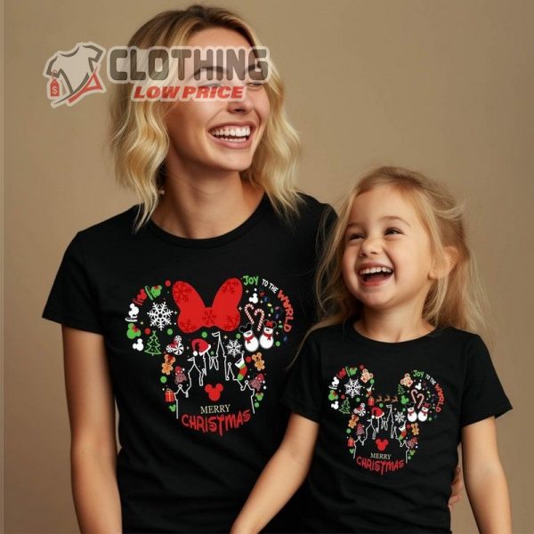 Disney Castle Lights Shirts, Mickey Christmas Shirt, c Shirt, Disney Girls Trip, Disney Family, Merry Christmas Gift