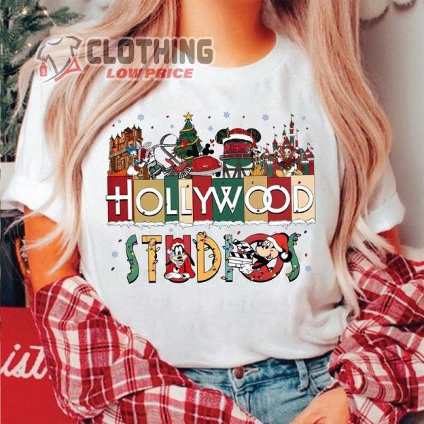 Disney Hollywood Studios Christmas Shirt Mickeys Very Merry Christmas Shirt Holiday Gift Christmas Decor 2023 Trends Shirt 1