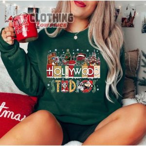 Disney Hollywood Studios Christmas Shirt, Mickey’s Very Merry Christmas Shirt, Holiday Gift, Christmas Decor 2023 Trends Shirt