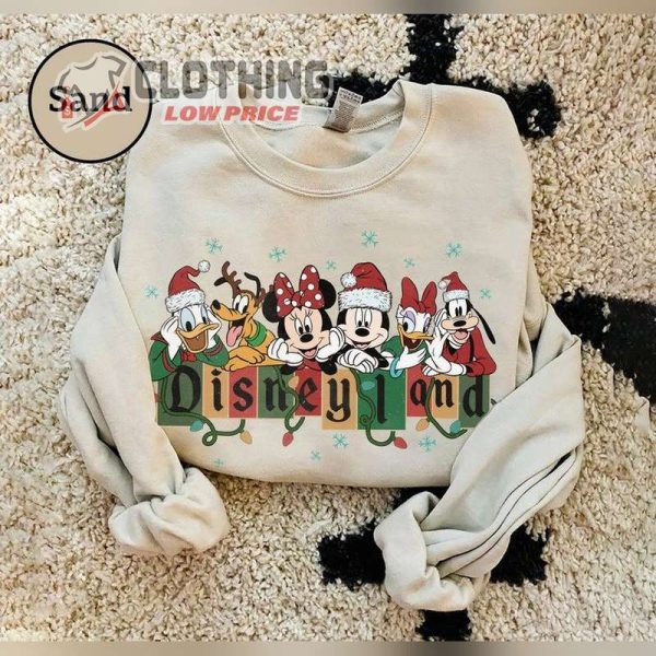 Disneyland Christmas Sweatshirt Mickey Minnie And Friends Christmas Shirt Disney Matching Christmas Tee Christmas 2023 Gift 1