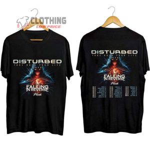 Disturbed 2024 Tour Las Vegas T-Shirt, Disturbed Band Take Back Your Life Shirt, Disturbed 2024 Concert Shirt, Disturbed Band Merch