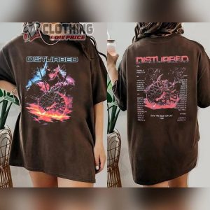 Disturbed Heavy Metal Band Concert 2024 Shirt Disturbed 2024 Tour Ticket Shirt Disturbed Band Fan Shirt Disturbed 2024 Concert Merch2