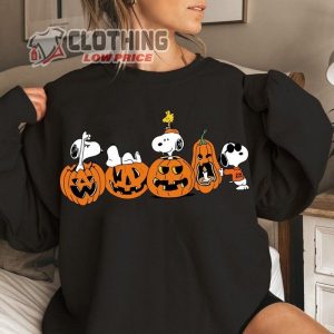 Dog Autumn Pumpkins Halloween Snoopy Comfort Colors Shirt