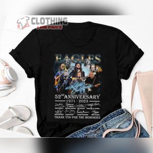 Eagles Band 52nd Anniversary Unisex T-Shirt, The Eagles The Long Goodbye Final Tour 2023 Shirt, The Eagles Band Shirt, The Eagles Merch