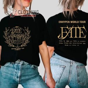Enhypen Fate World Tour Merch Enhypen World Tour Shirt Enhypen Dark Blood T Shirt