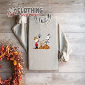 Fall Snoopy Pumpkin Halloween Sweatshirt Charlie Brown Thanksgiving Vintage Crewneck