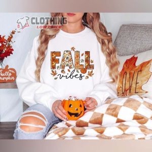 Fall Vibes Sweatshirt, Fall Women Sweatshirt, Hello Fall Tshirt, Thanksgiving Tshirt, Fall Autumn Hoodie, Women Autumn Sweater, Thanksgiving Gift