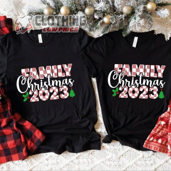 Family Christmas 2023 Custom T Shirt Custom 2023 Family Christmas Sweatshirt Christmas 2023 Gift Merry Christmas Gift 1