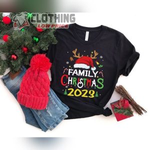 Family Christmas 2023 Shirt, Christmas Shirt, Matching Christmas Santa Shirts, Holiday Gift, Christmas Family Gift