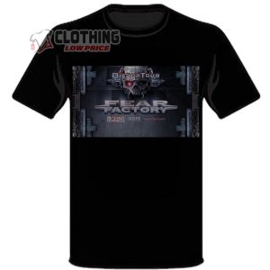Fear Factory Butcher Babies Gothenburg Ghosts Of Atlantis Tour 2023 Merch, Fear Factory Disrupt Tour 2023 Poster T-Shirt