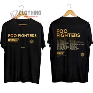 Foo Fighters 2024 Everything or Nothing at All Tour Merch, Foo Fighters North American Stadium Tour 2024 With Pretenders, The Hives, Mammoth WVH, Alex G, Amyl And The Sniffers, L7 T-Shirt