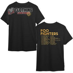 Foo Fighters 2024 Us Tour Shirt, Everything Or Nothing At All Tour T-Shirt, Foo Fighters Tee Gift