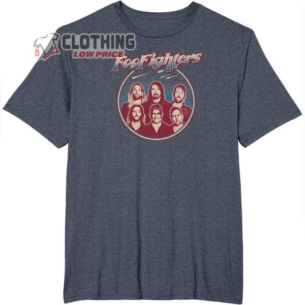 Foo Fighters Classic Portrait T-Shirt, Foo Fighters Rock Band Shirt, Foo Fighters Tour 2024 Merch, Everything Or Nothing At All Tour 2024 Gift