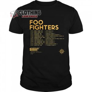Foo Fighters North American Stadium Tour 2024 Merch, Everything or Nothing at All US Tour 2024 Shirt, Foo Fighters Logo Albums Songs T Shirt