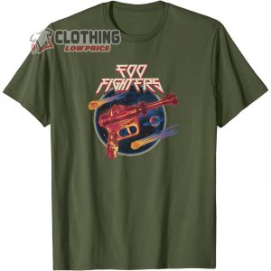 Foo Fighters Raygun T Shirt Foo Fighters Tour S1