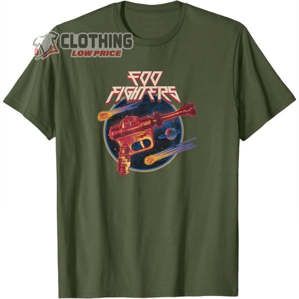 Foo Fighters Raygun T-Shirt, Foo Fighters Tour Shirt, Foo Fighters Tour 2024 Merch, Everything Or Nothing At All Tour 2024 Gift