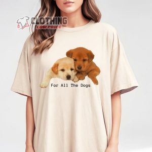 For All The Dogs Drake Graphic T-Shirt, Drake New Album Tracklist Tee, Drake 23 Song Track List Merch