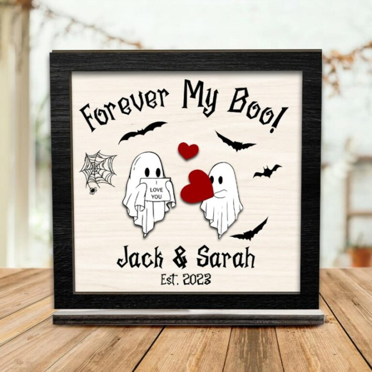 Forever My Boo 3 Layers Wooden Plaque loveable