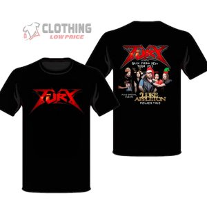 Fury Music Band Concert Merch, Fury Tour Europe 2023 With Phil Campbell Back From Hell T-Shirt, Hoodie And Sweater