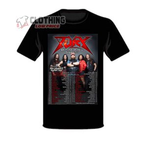 Fury Tour Europe With Phil Campbell Back From Hell 2023 Tour Dates And Poster T Shirt Hoodie And Sweater