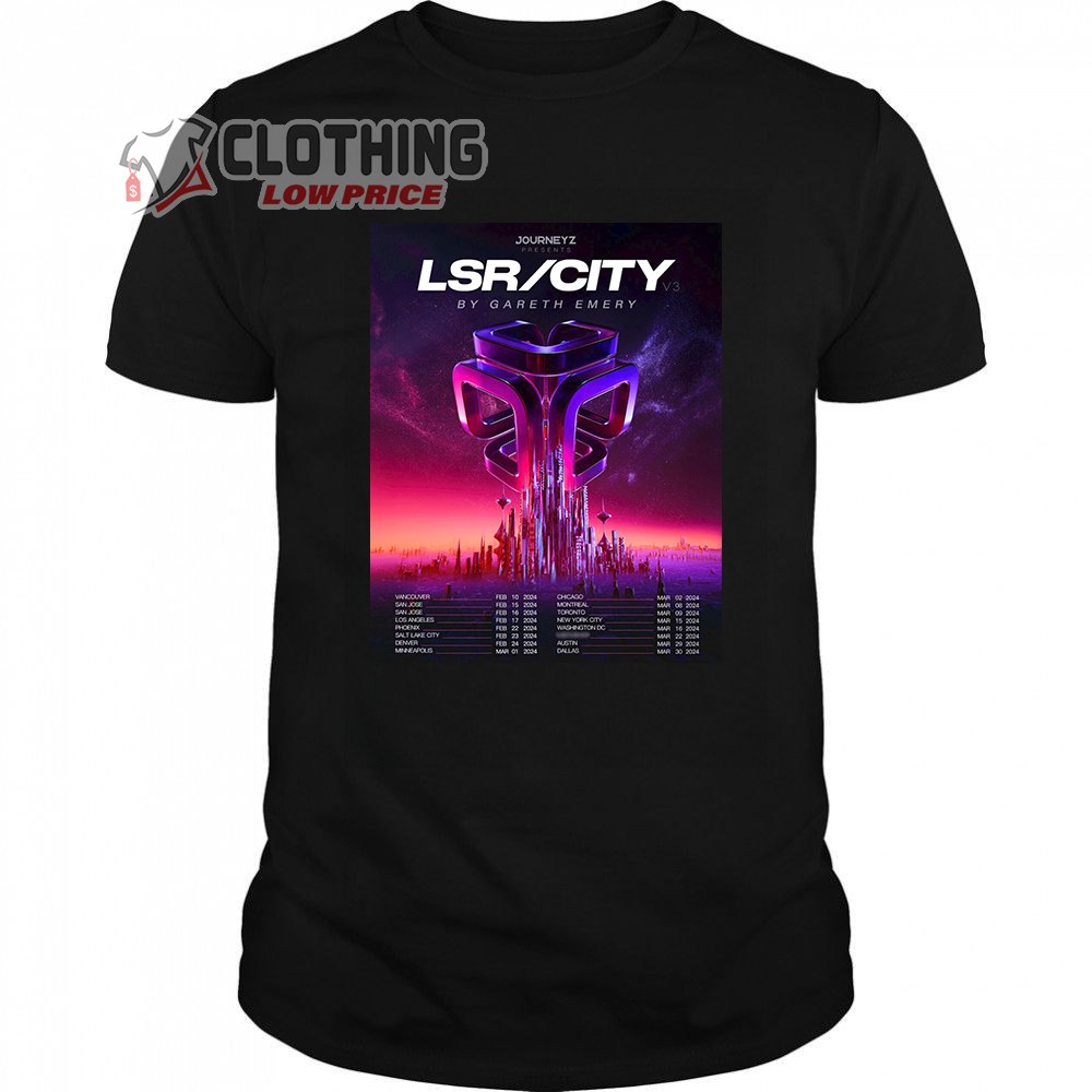 Gareth Emery The Album LSRCITY V3 Merch, Gareth Emery LSRCITY V3 North