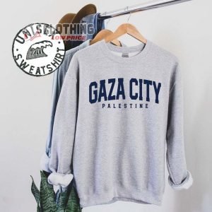 Gaza City Palestine Unisex Sweatshirt, Free Palestine Sweater Shirt, Jumper For Men And Women