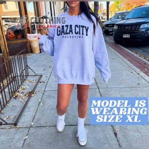 Gaza City Palestine Unisex Sweatshirt, Free Palestine Sweater Shirt, Jumper For Men And Women