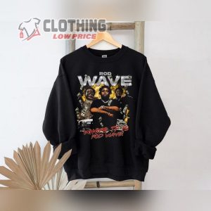 Graphic Rod Wave T- Shirt, Rod Wave Nostalgia Tour Hoodie, Rod Wave Concerts Sweatshirt, Rod Wave Tour Tickets Merch