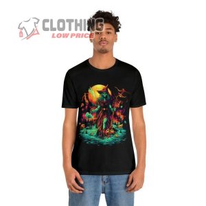 Grateful Dead Inspired Witch Halloween Shirt, Psychedelic Dead Head Spooky Vibes Halloween Shirt