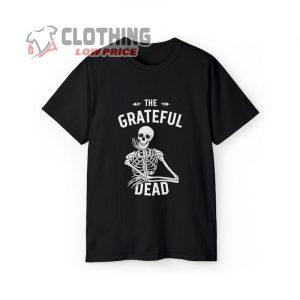 Grateful Dead Shirt Grateful Dead Skeleton Halloween Tshirt